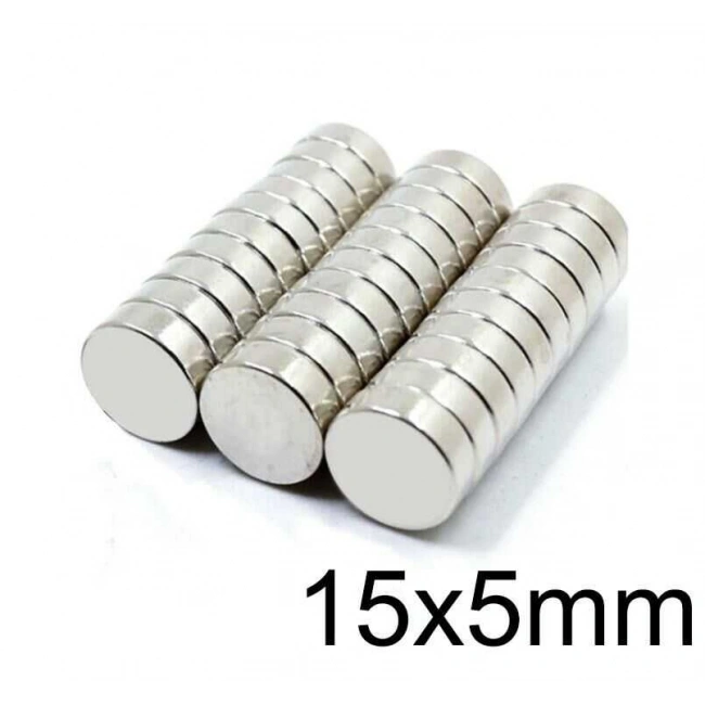 15X5mm Neodyum Güçlü Mıknatıs - Neodim Magnet