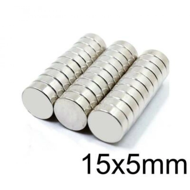 15X5mm Neodyum Güçlü Mıknatıs - Neodim Magnet