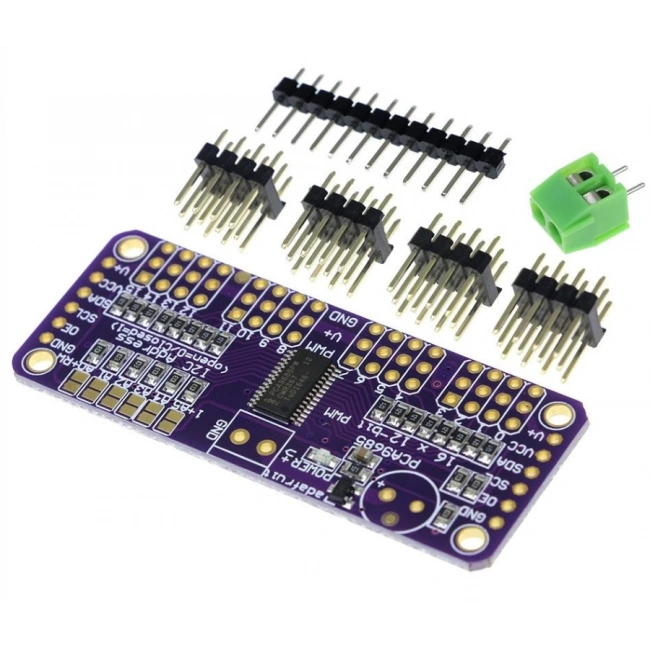 16 Kanal I2C PWM/Servo Sürücü Kartı PCA9685