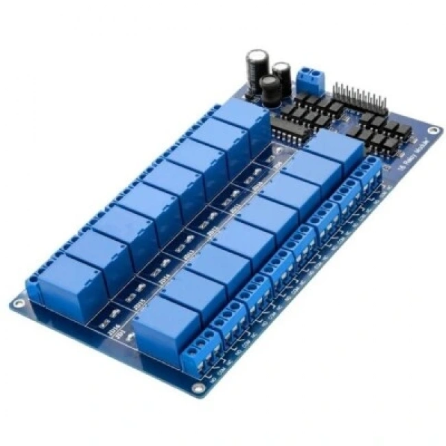 16 Kanallı 12V Röle Kartı