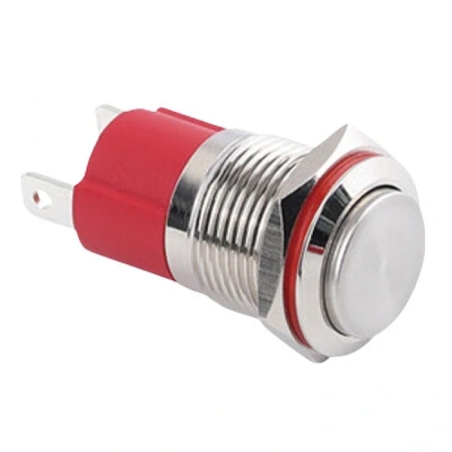 WD16D-G1Z 16mm Çıkık Anahtarlı Metal Buton