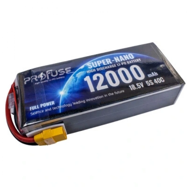 18.5V 5S 12000mAh 40C Lipo Batarya