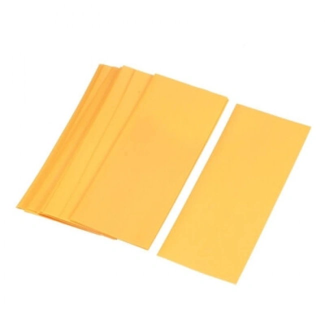 18650 Pil Kaplama Makaronu Altın - 10 Adet