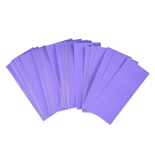 18650 Pil Kaplama Makaronu Lila - 10 Adet