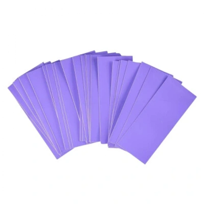 18650 Pil Kaplama Makaronu Lila - 10 Adet