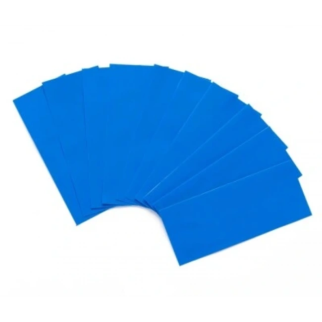 18650 Pil Kaplama Makaronu Mavi - 10 Adet