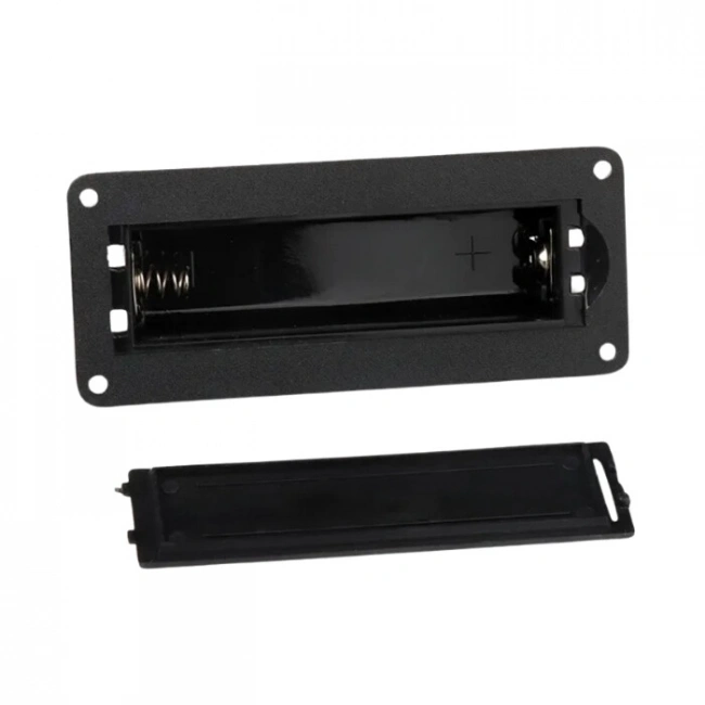 18650 Tekli Pano Tipi Kapaklı Pil Yuvası