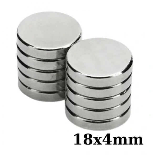 18x4mm Neodyum Güçlü Mıknatıs - Neodim Magnet
