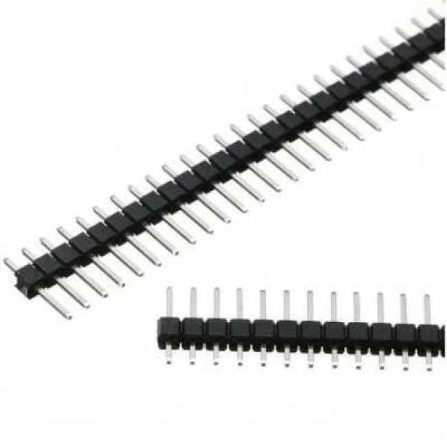1x40 Erkek Header 40 Pin 2.54mm 180 Derece