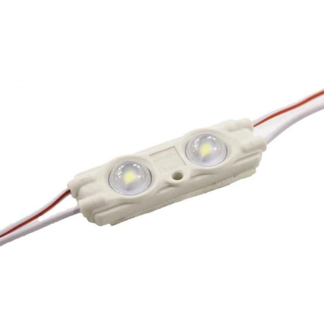 2li Mercekli Mini Modül Led - Beyaz 12V 0.72W