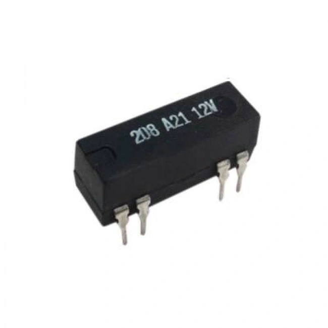 208 A21 12V Reed Röle Çift Kontak N/O 12VDC 0.5A