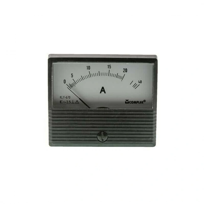 20A Analog Ampermetre - Panel Tipi Ölçü Aleti KLY-T670