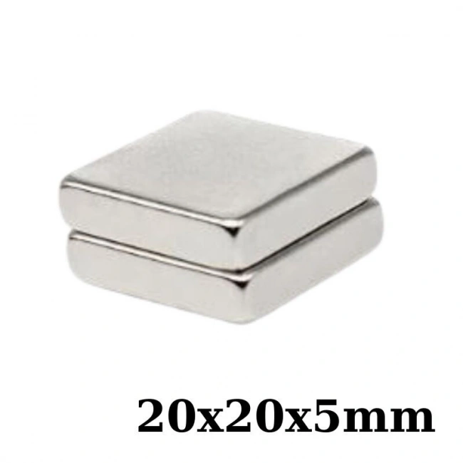 20x20x5mm Neodyum Güçlü Mıknatıs - Neodim Magnet