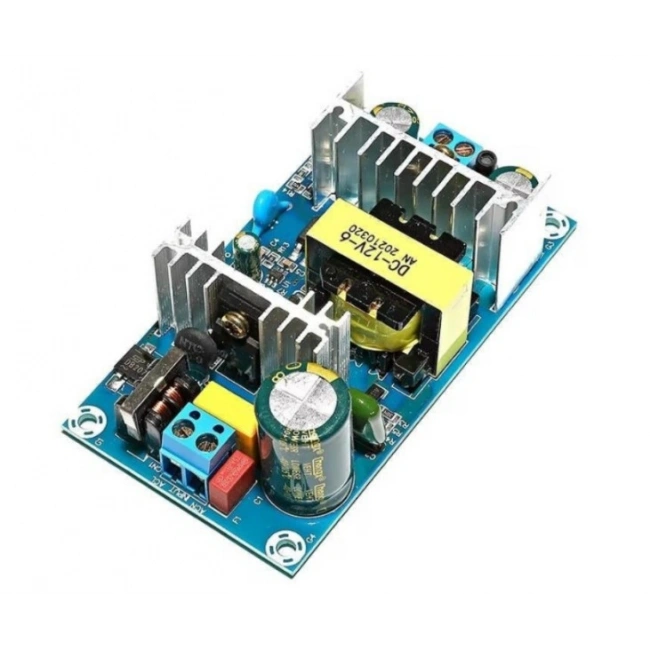 220V/AC - 12V/DC 6A Güç Kaynağı Kartı