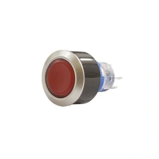 22mm 24V Kırmızı Yaylı Buton CD-AWY-11D/24V/R