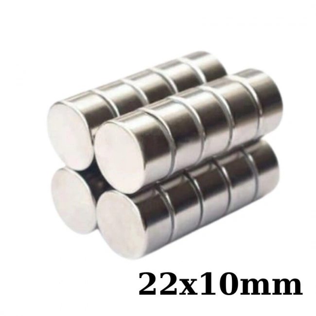 22x10mm Neodyum Güçlü Mıknatıs - Neodim Magnet