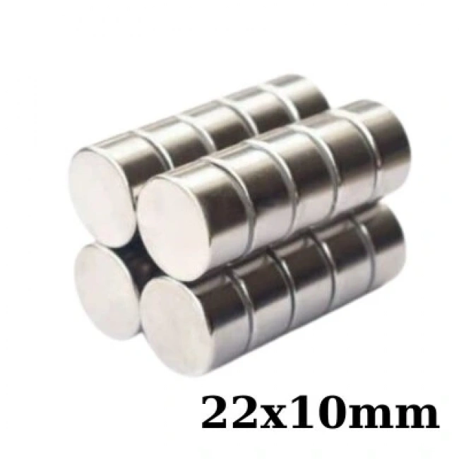 22x10mm Neodyum Güçlü Mıknatıs - Neodim Magnet
