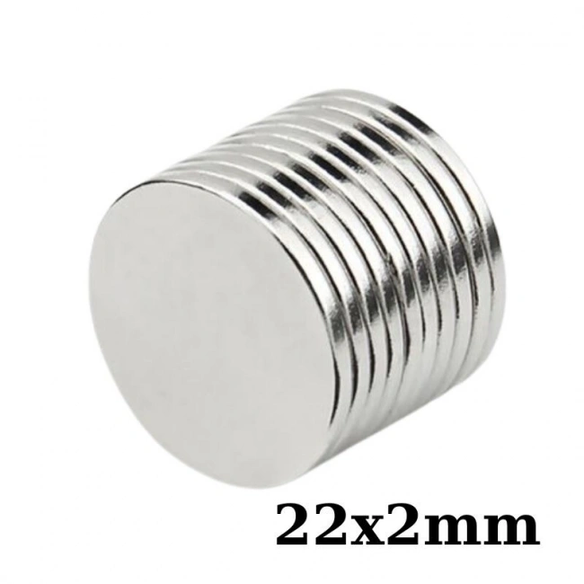22x2mm Neodyum Güçlü Mıknatıs - Neodim Magnet