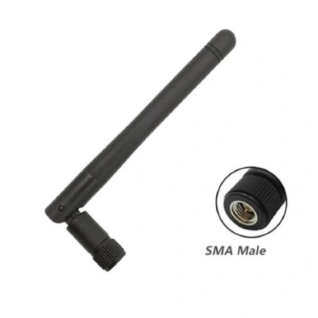 2.4G 2DB WIFI 110mm 90 Derece Ayarlanabilir SMA Erkek Anten