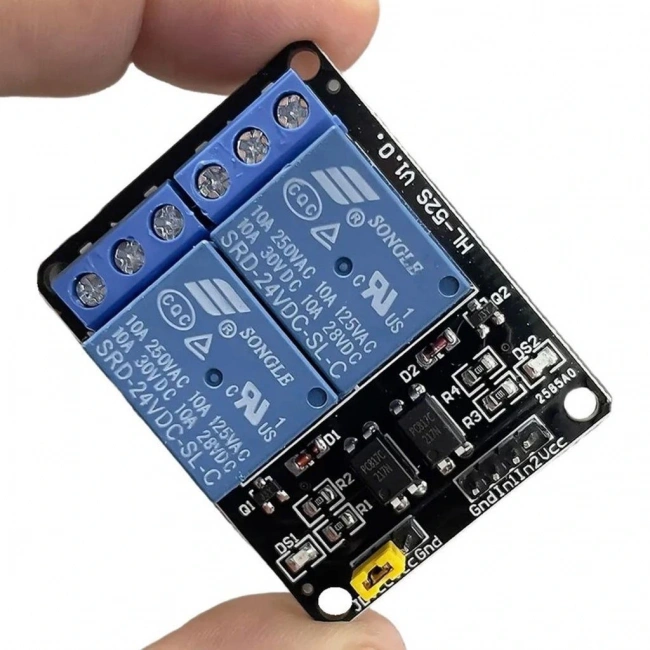 24V 2 Kanal Röle Kartı Modülü