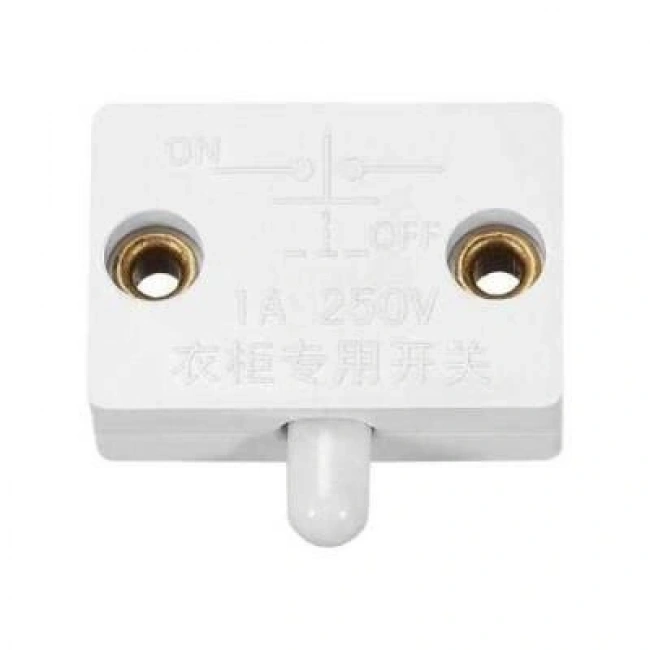 250V 1A Dolap Kapak Switch NC - Beyaz