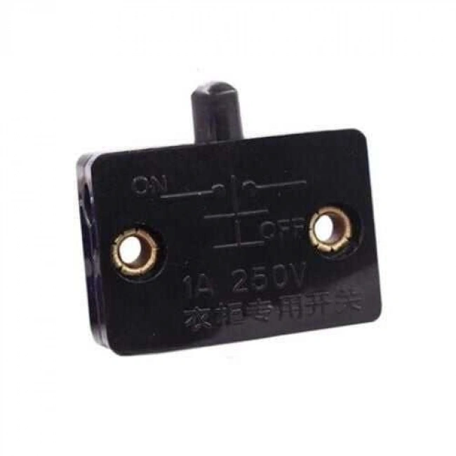 250V 1A Dolap Kapak Switch NC - Siyah