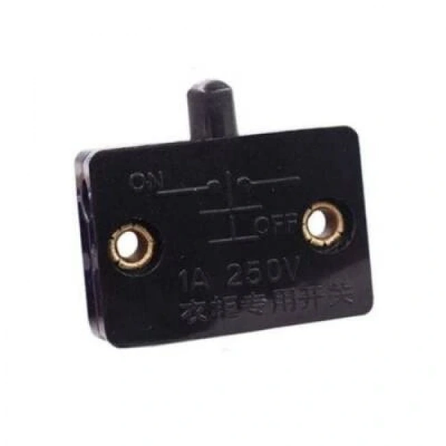 250V 1A Dolap Kapak Switch NC - Siyah
