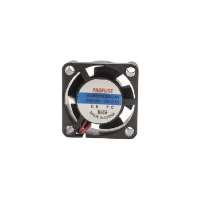 25x25x10mm 12V 0.10A Fan 2 Kablolu