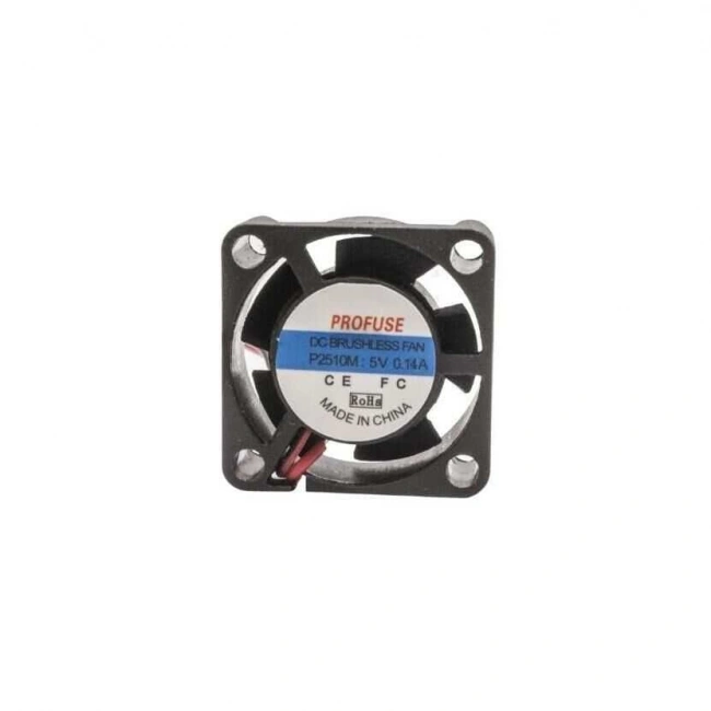 25x25x10mm 5V 0.14A Fan 2 Kablolu