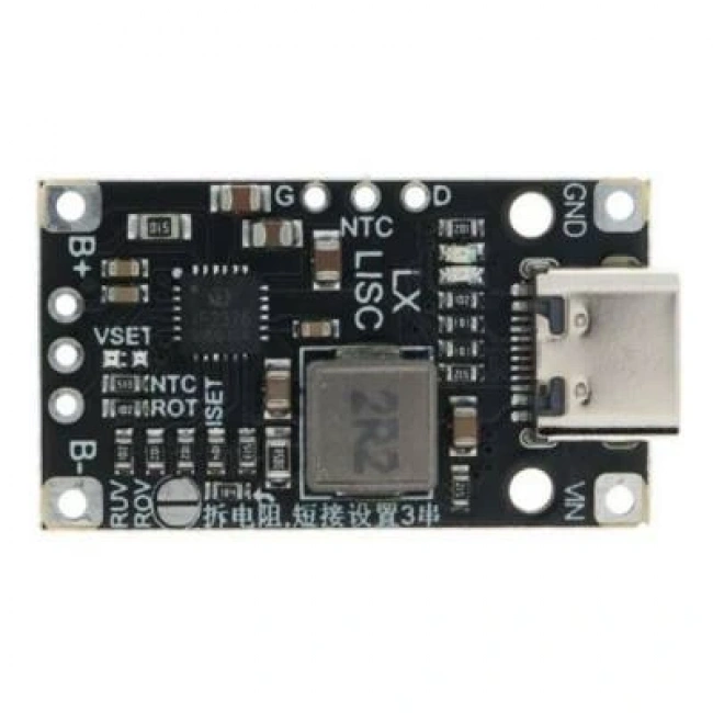 2S 7.4V Lityum Pil Şarj Devresi USB C