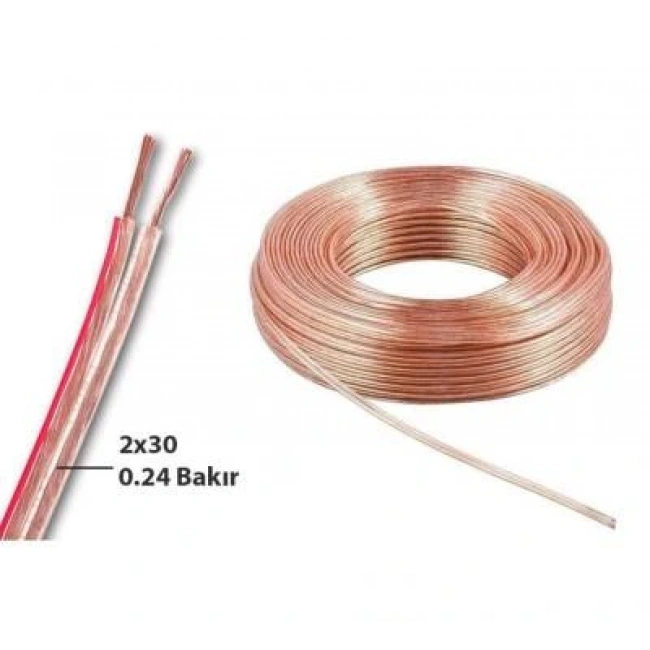 2x0.50 Kordon Kablo - 1 metre