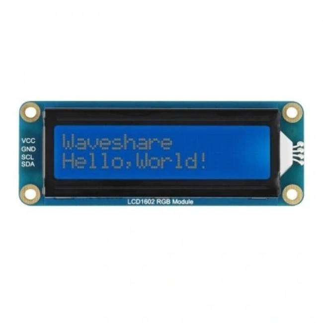 2X16 RGB LCD Display - I2C Bus