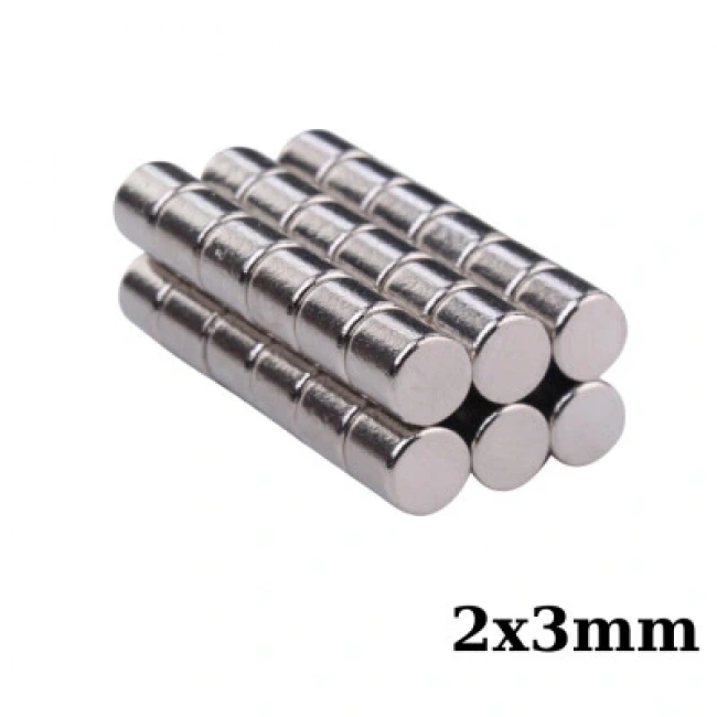 2x3mm Neodyum Güçlü Mıknatıs - Neodim Magnet