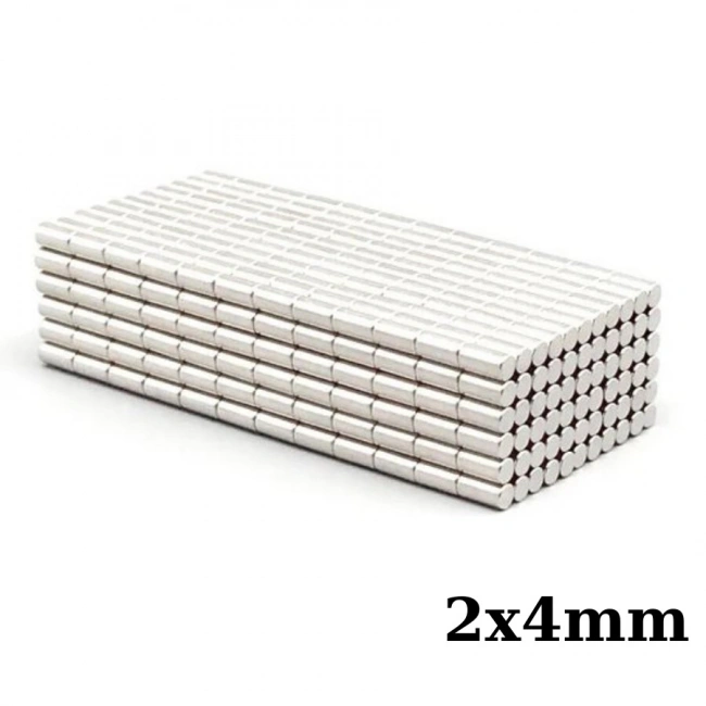 2x4mm Neodyum Güçlü Mıknatıs - Neodim Magnet