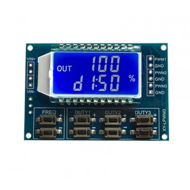 3-Kanal PWM Sinyal Jeneratörü Devresi XY-LPWM3