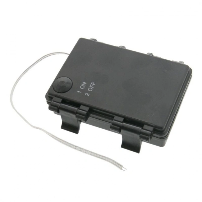 3lü AA Pil Yuvası - Su Geçirmez Anahtarlı ve Kapaklı