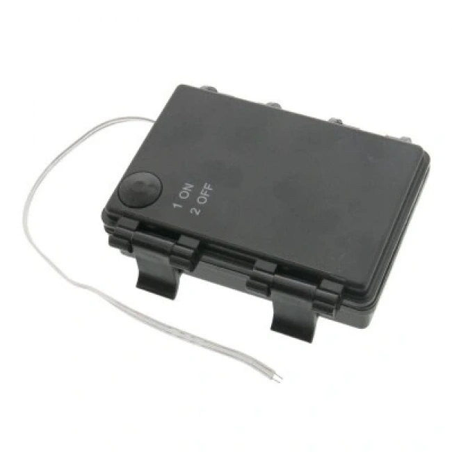 3lü AA Pil Yuvası - Su Geçirmez Anahtarlı ve Kapaklı