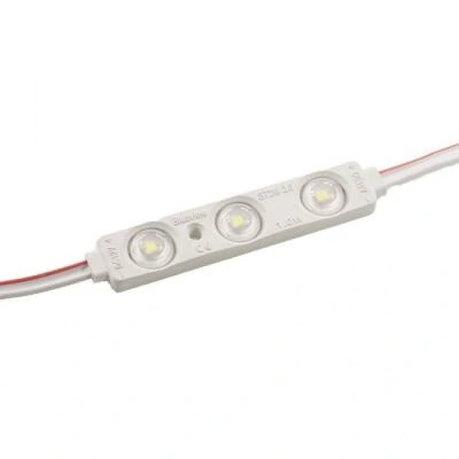3lü Mercekli Modül Led - Beyaz 12V 1W