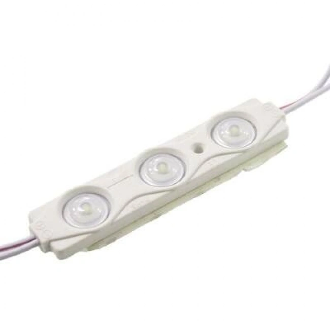 3lü Mercekli Modül Led - Beyaz 12V 1.2W
