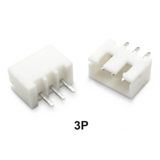 3 Pin JST-XHB 2.54 Düz Tunik Konnektör Erkek