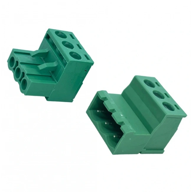 3 Pin 5.08mm Kablo Birleştirici Klemens Erkek-Dişi Set