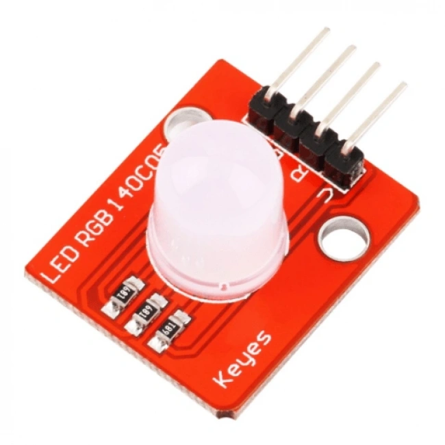 3 Renkli RGB Led Modülü - 10 mm RGB Led
