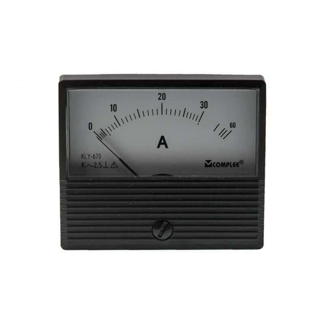30A Analog Ampermetre - Panel Tipi Ölçü Aleti KLY-T670
