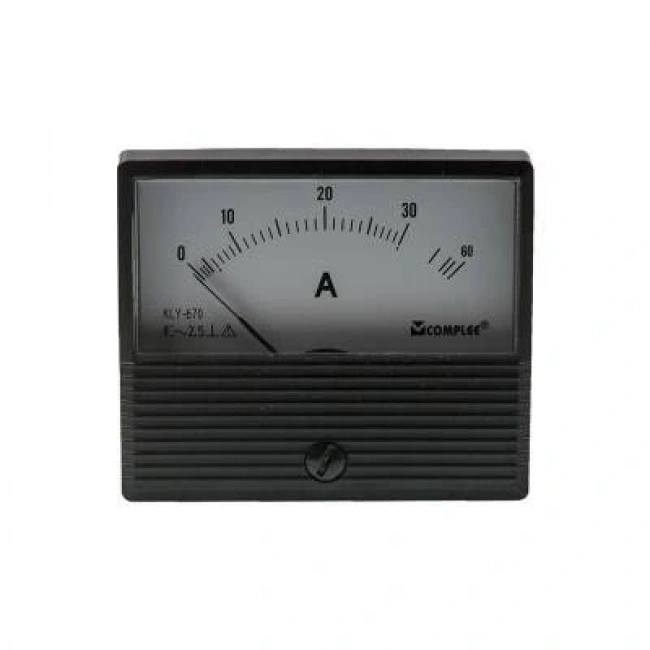 30A Analog Ampermetre - Panel Tipi Ölçü Aleti KLY-T670