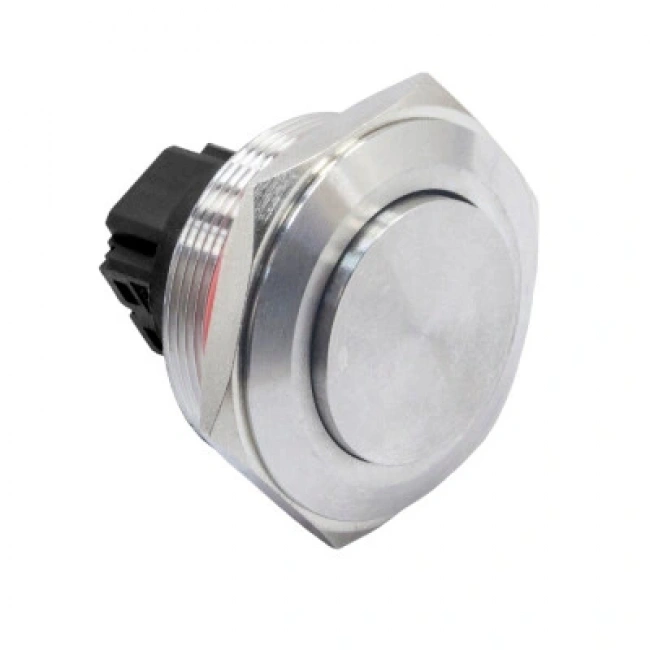 WD30B-G1 30mm Çıkık Yaylı Metal Buton