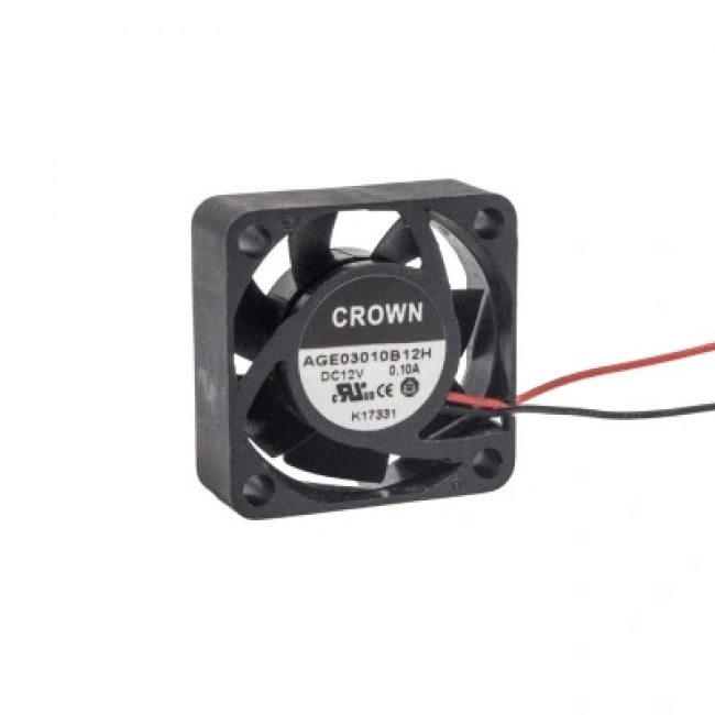 30x30x10mm 12V 0.10A Fan 2 Kablolu