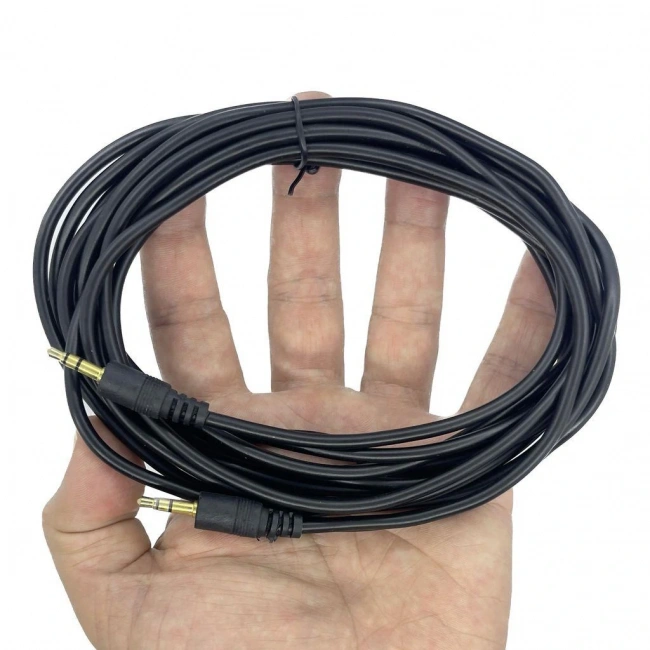 3.5mm Aux Stereo Erkek Erkek Kablo 5m