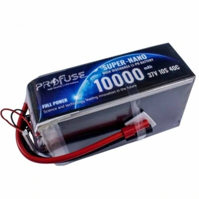 37V 10S 10000mAh 40C Lipo Batarya
