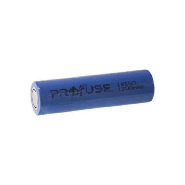3.7V 1200mAh 18650 Li-ion Şarjlı Pil - Başsız