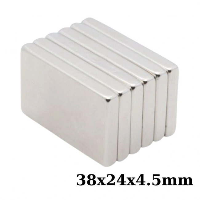 38x24x4.5mm Neodyum Güçlü Mıknatıs - Neodim Magnet